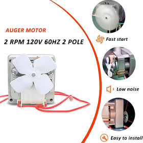 Hisencn auger motor with PTFE wiring ensures long-lasting durability