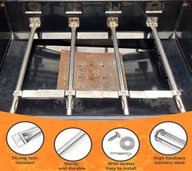 Hisencn burner flame components support consistent searing and stability.
