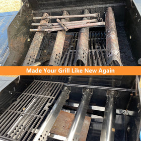 Hisencn burner tube for Charbroil series improves heat flow and durability.