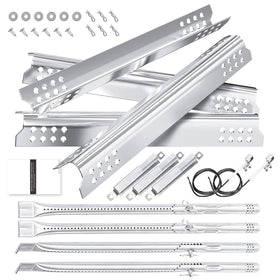 Hisencn burner tube for Charbroil Tru-Infrared promotes even heat across the cooking grid.
