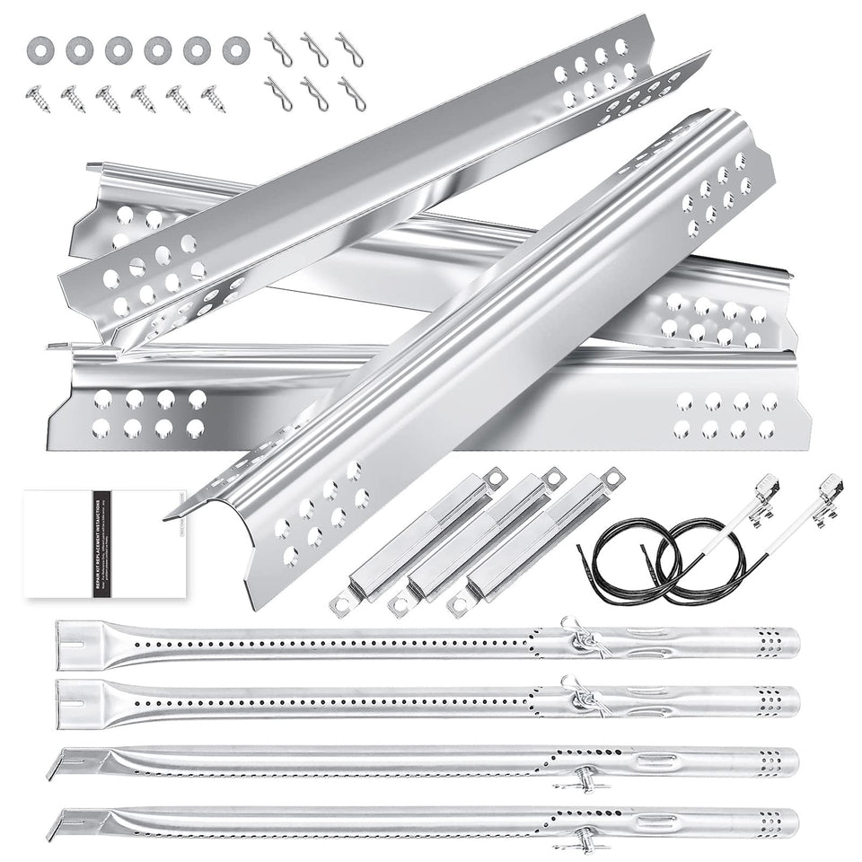 Hisencn burner tube for Charbroil Tru-Infrared promotes even heat across the cooking grid.