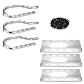 Hisencn stainless burner tubes three-pack for durable replacement and performance