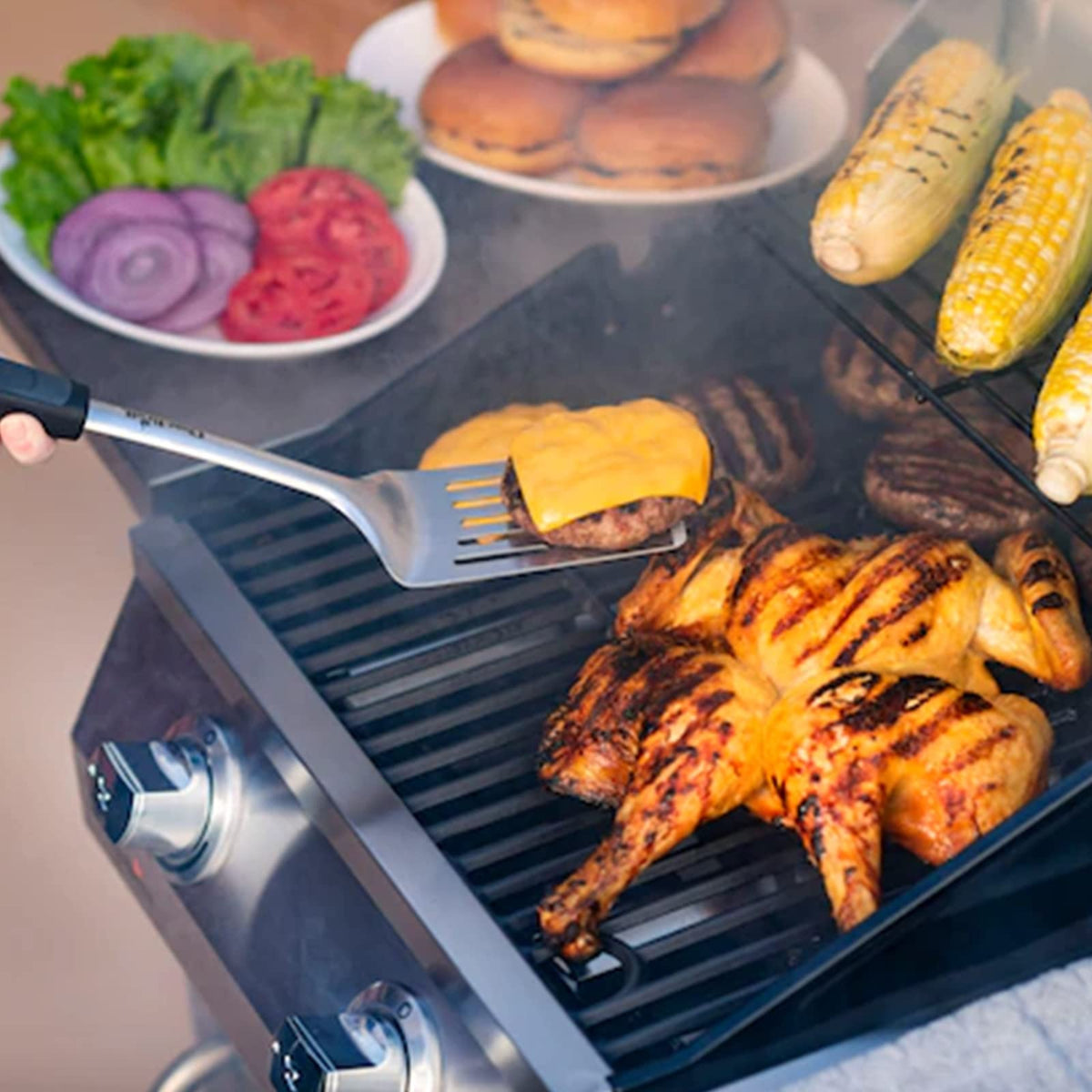 Hisencn cast iron surface for Char-Broil searing