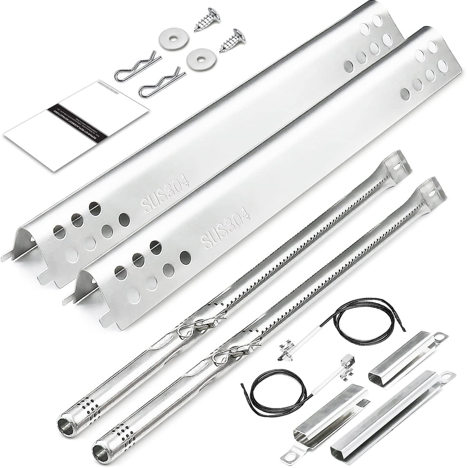 Hisencn Charbroil 2-burner replacement kit components for consistent heat