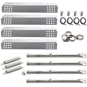 Hisencn Charbroil 4-burner tubes image, durable stainless steel tubes for even grill heat