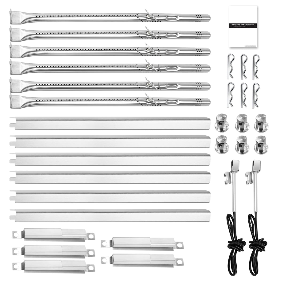 Hisencn Charbroil 6-burner burners kit enhances grill performance and even heating