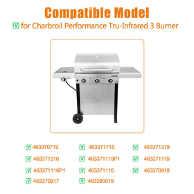 Hisencn emitter plates compatible with Char-Broil G460-0500-W1 models.