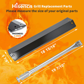 Hisencn Chargriller 3070 porcelain steel heat tent protects burners and eases cleaning