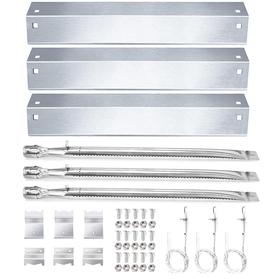 Hisencn Chargriller burner tube shows durable stainless steel construction for lasting grilling sessions.