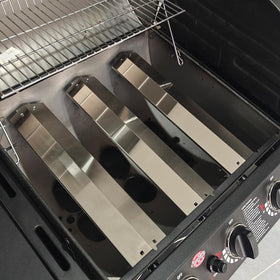 Hisencn Chargriller hanger brackets aid sturdy attachment and organized installation.