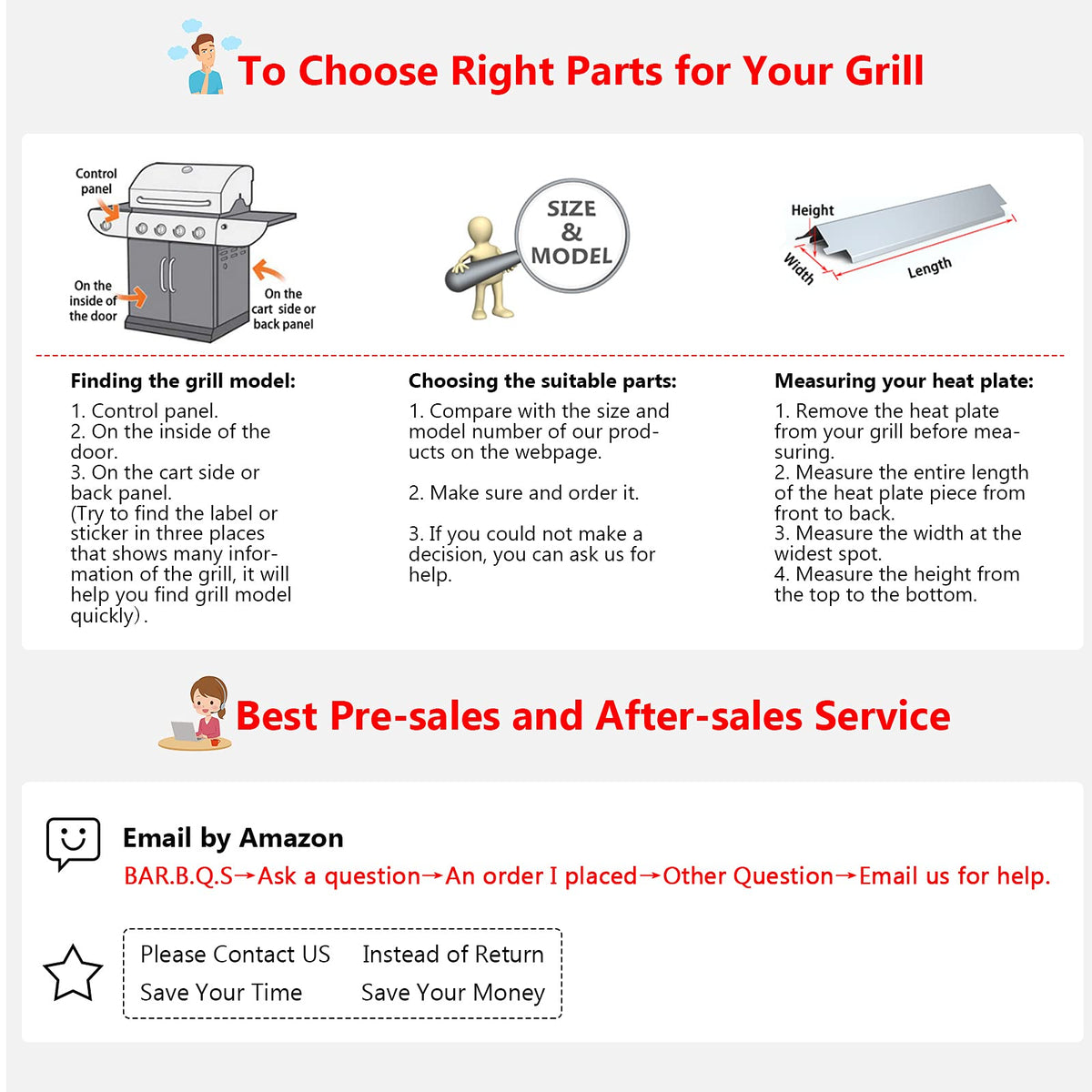Hisencn compatible heat plates fit Dyna-Glo models for reliable performance.