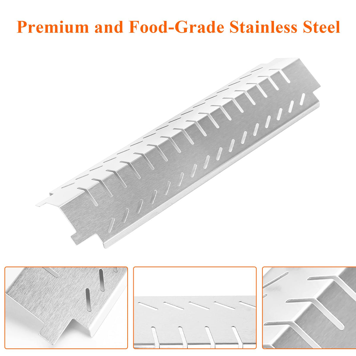Hisencn heat diffuser plate evenly distributes heat across grates.
