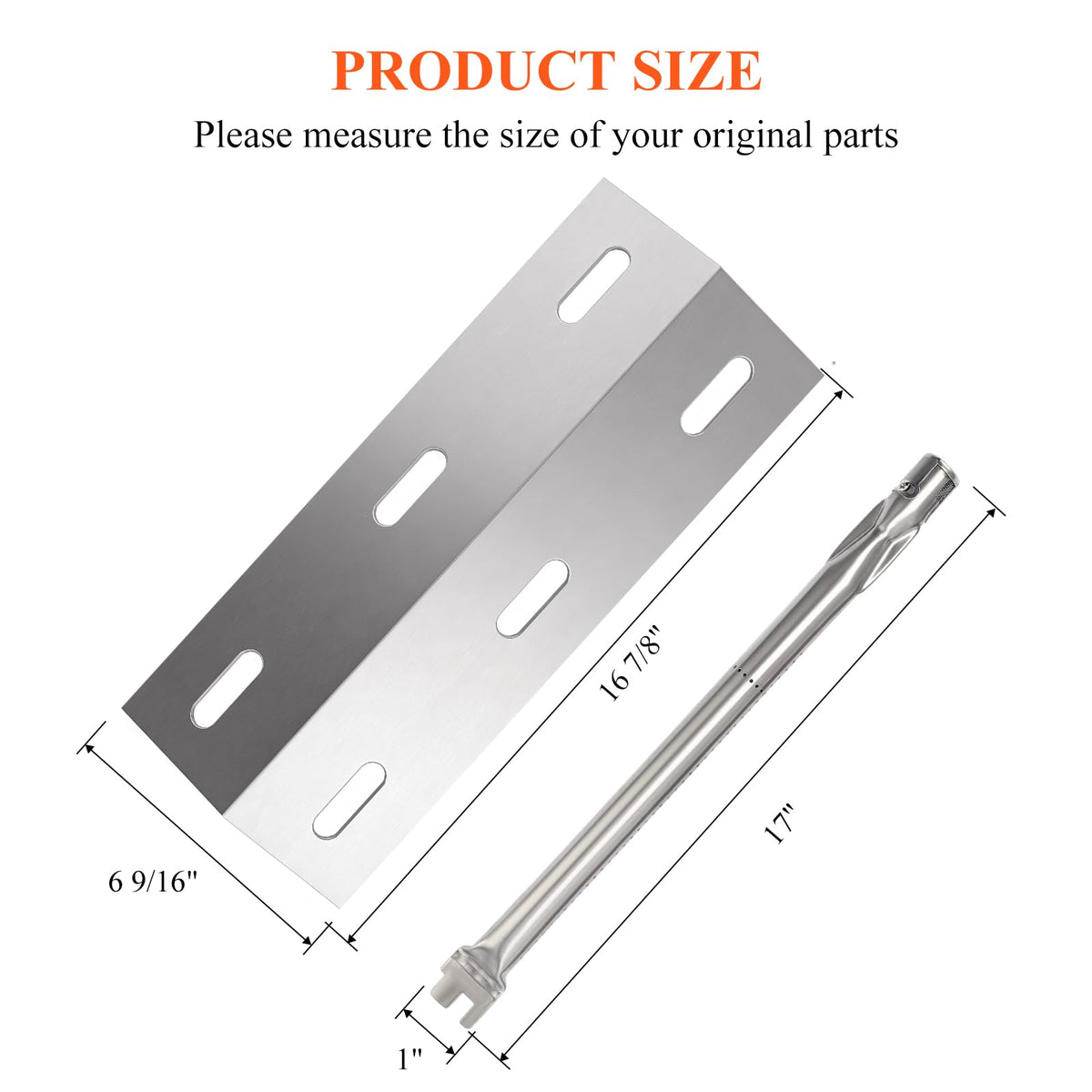 Hisencn Ducane heat plate 16-875x6-625 provides corrosion resistance