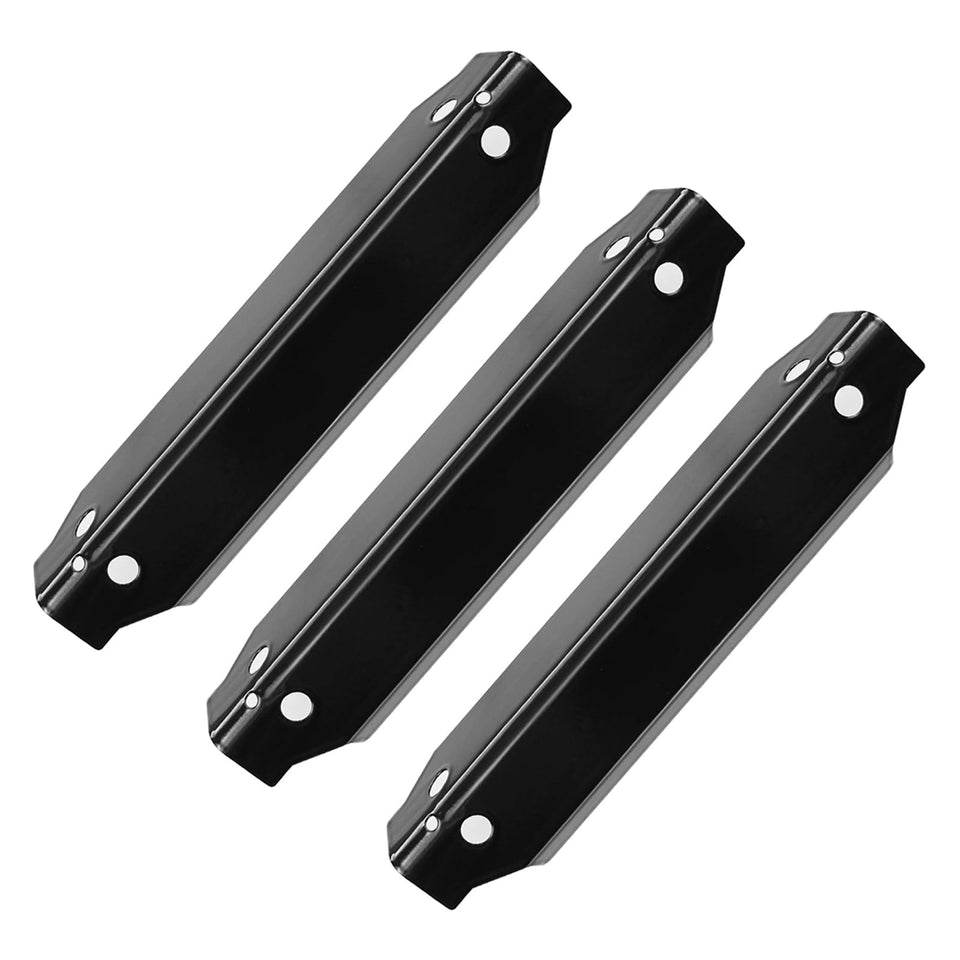Hisencn heat plate assembly for Dyna-Glo 3-burner grills protects burners and reduces flare-ups.