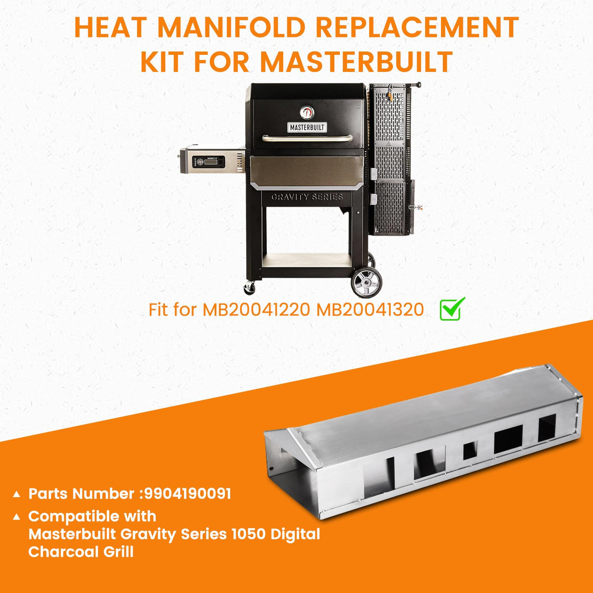 Hisencn even heat distribution provides uniform cooking across the grate.