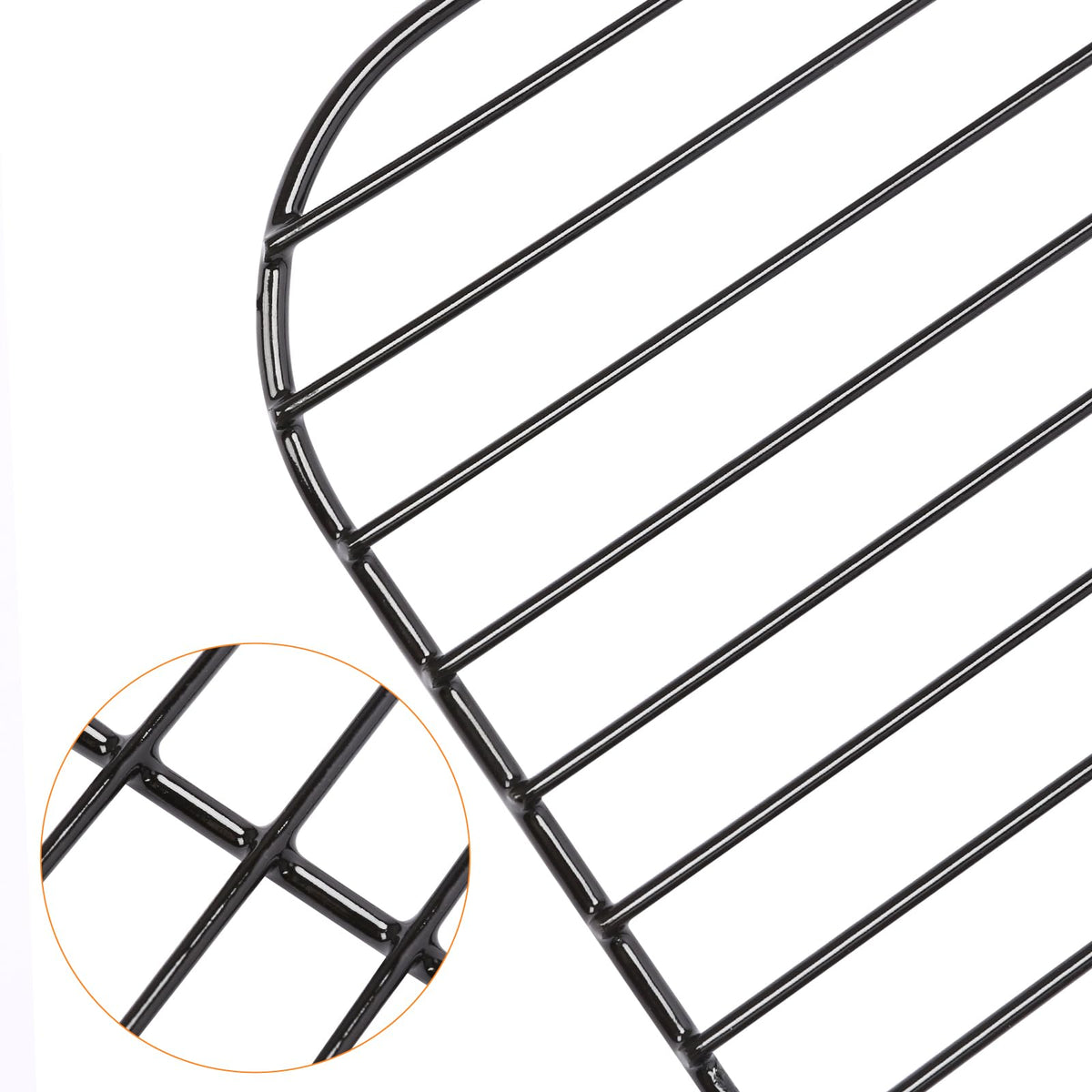Hisencn expert grill grid demonstrating heavy-duty porcelain-steel construction