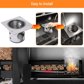 Easy installation with included screws saves time and hassle during setup.