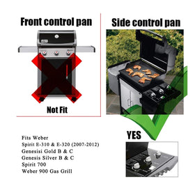 Hisencn flavorizer bars heat tent for even drippings protection