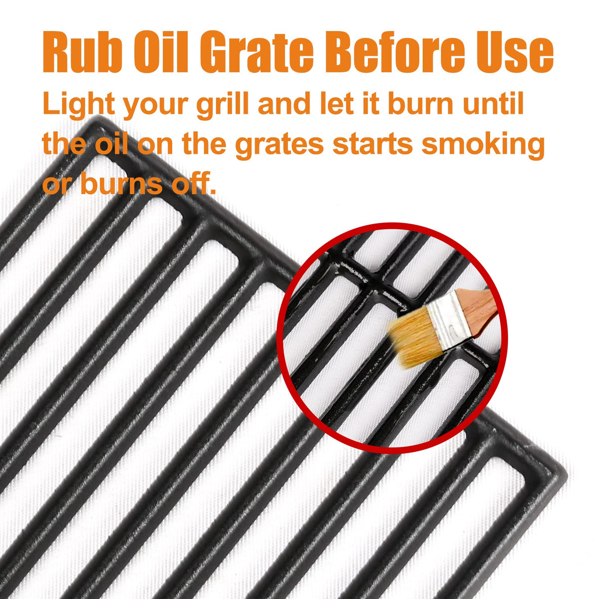 Hisencn 18-inch Char-Broil grate, built to endure outdoor grilling seasons