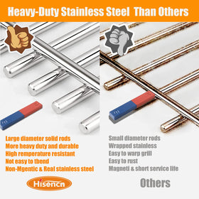 Hisencn G470-0002-W1 replacement grate delivers steady heat for even searing