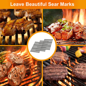 Hisencn grates reveal visible sear marks for appetizing grill aesthetics.