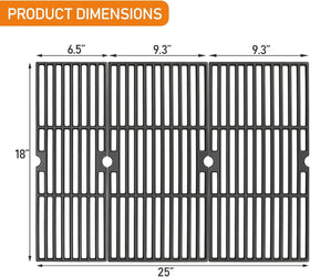 Heat plates enable fast, uniform heating on Charbroil performance grills