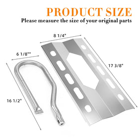 Hisencn stainless heat plates three-pack for even heat distribution