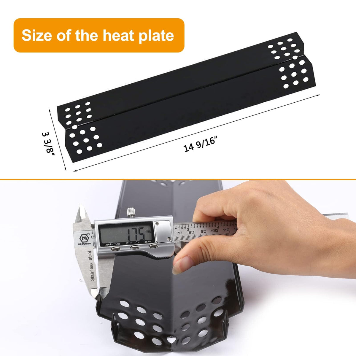 Hisencn heat tent plate helps distribute heat for consistent cooking results