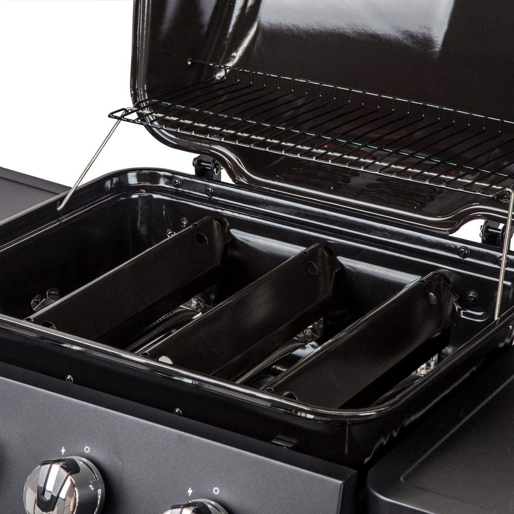 Hisencn heavy-duty heat plate keeps even heat distribution across cooking grates.