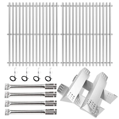 Hisencn Master Forge burner assembly in stainless steel for durable, even heat.
