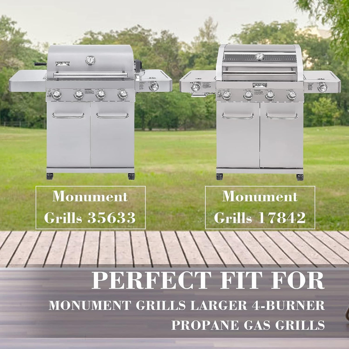 Hisencn Nexgrill compatible heat plates for even heating.