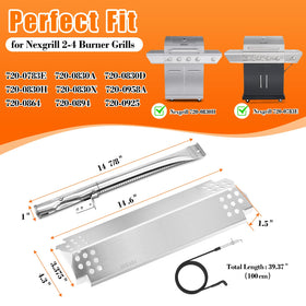 Hisencn Nexgrill heat plates 4-pack protect grill heat and prevent warping