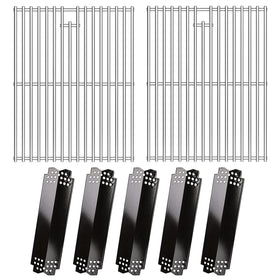 Hisencn Nexgrill heat plates in porcelain enamel deliver even heat.