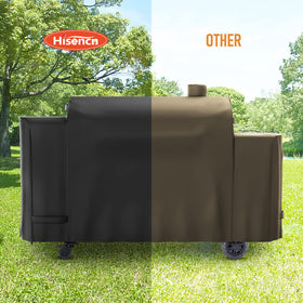 Hisencn Pit Boss Pro cover easy-clean design cleans quickly with a wipe.