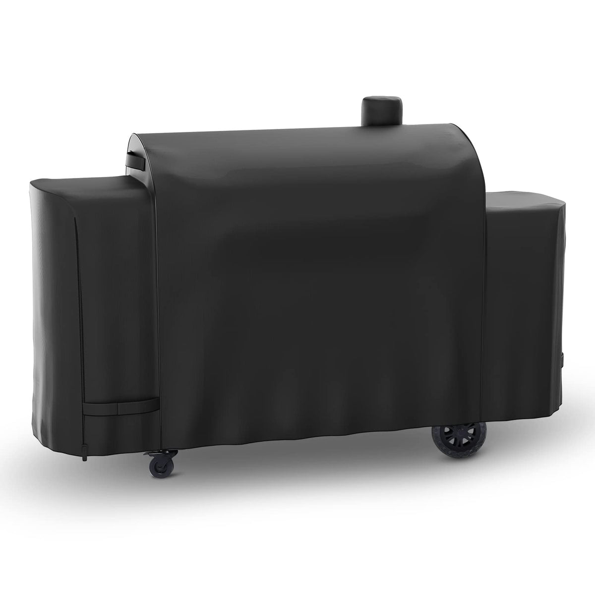 Hisencn Pit Boss Pro cover front view protects the grill from the elements.