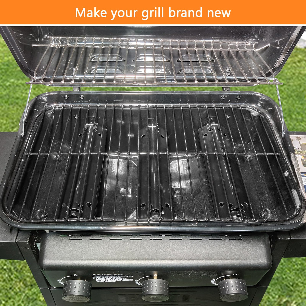 Hisencn porcelain steel grid easy-clean surface after grilling