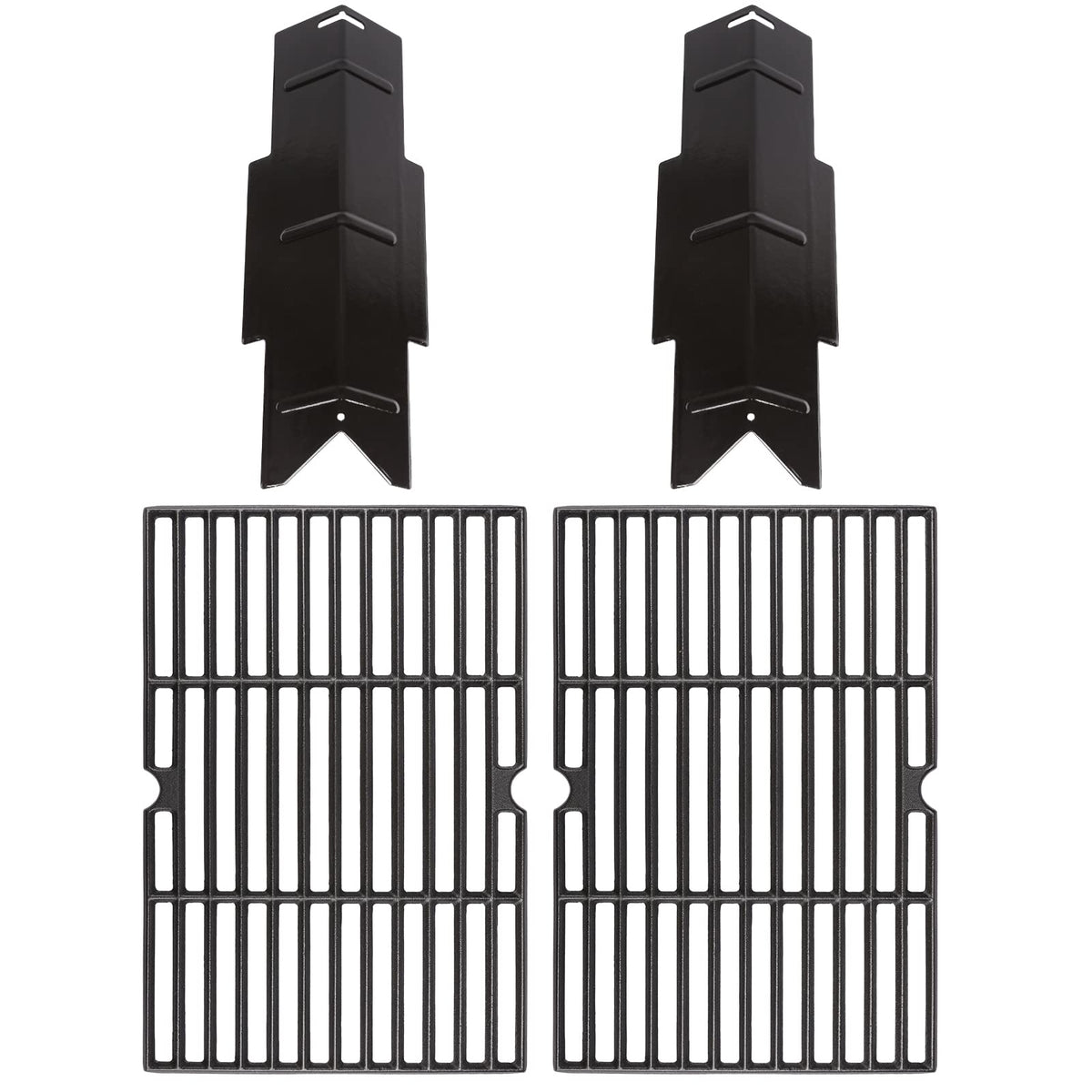 Hisencn porcelain steel heat plates pack for durable, even heat on Dyna-Glo grills