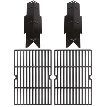 Hisencn porcelain steel heat plates pack for durable, even heat on Dyna-Glo grills