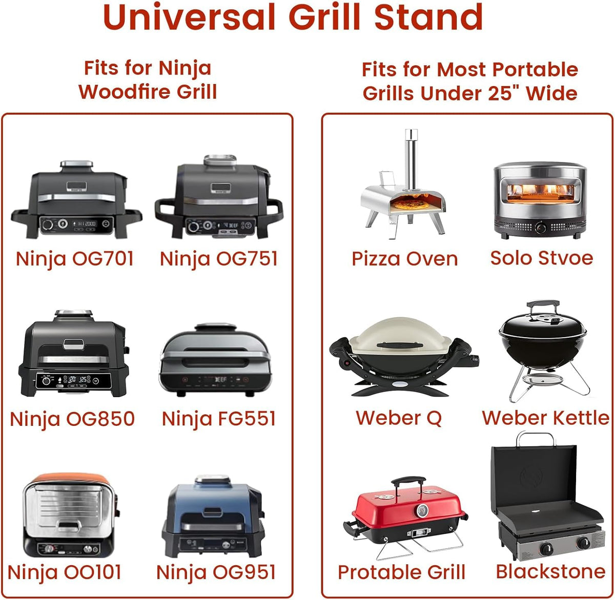 Hisencn stand with side panels unfolds to widen the prep area for meals.