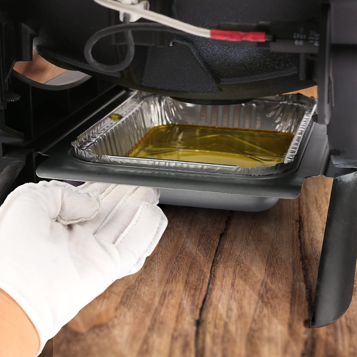 Hisencn recyclable disposable liners promote eco-friendly grilling cleanup.