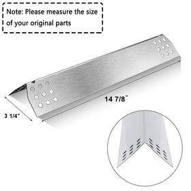 Extension clips included with Hisencn repair kit for proper heat plate fit