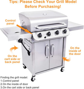Hisencn replacement heat plate kit delivers durable performance for 15-inch grills.