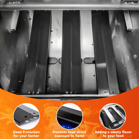 Hisencn stainless steel burner 3pc kit for long-lasting performance