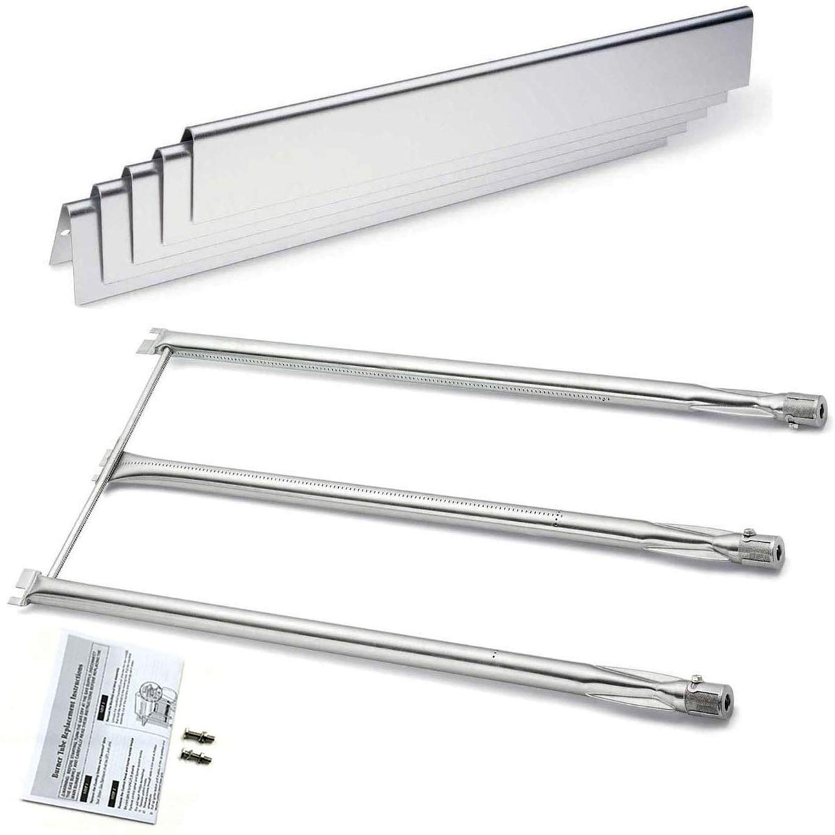 Hisencn stainless steel burner set for Weber grills with durable heat distribution