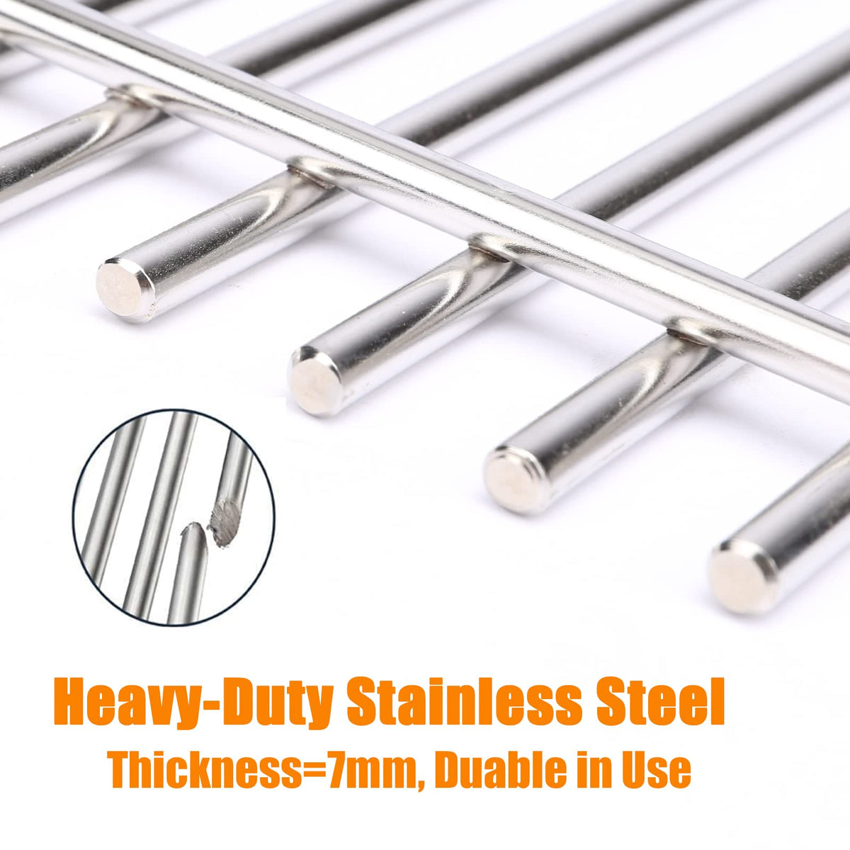 Hisencn stainless-steel grate for Char-Broil 4-burner improves rust resistance and durability