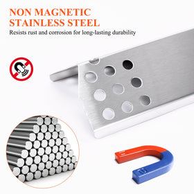 Stainless steel heat shield by Hisencn protects burners and distributes heat.