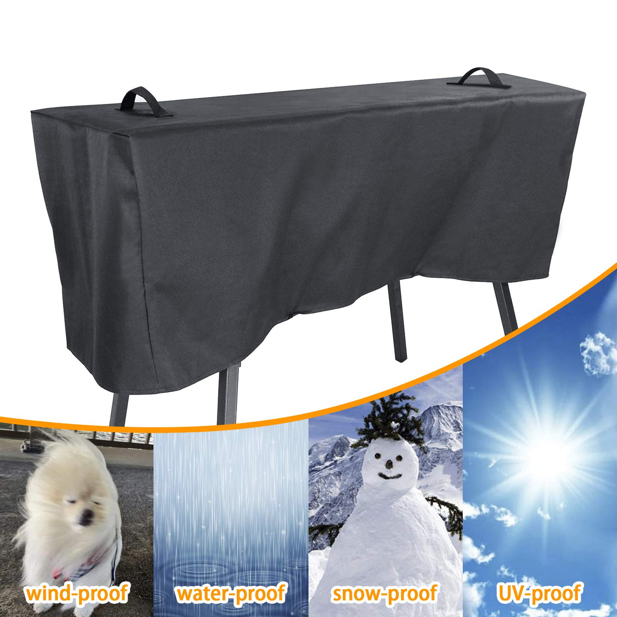 All-weather protection from Hisencn stove cover keeps Camp Chef stoves ready for next outing