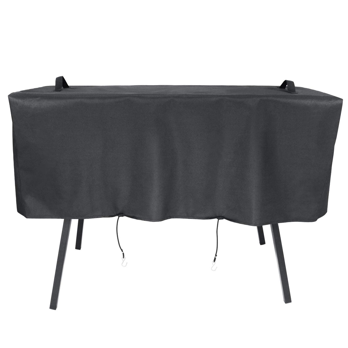 Hisencn stove cover with secure hook-fasteners stays in place during windy days
