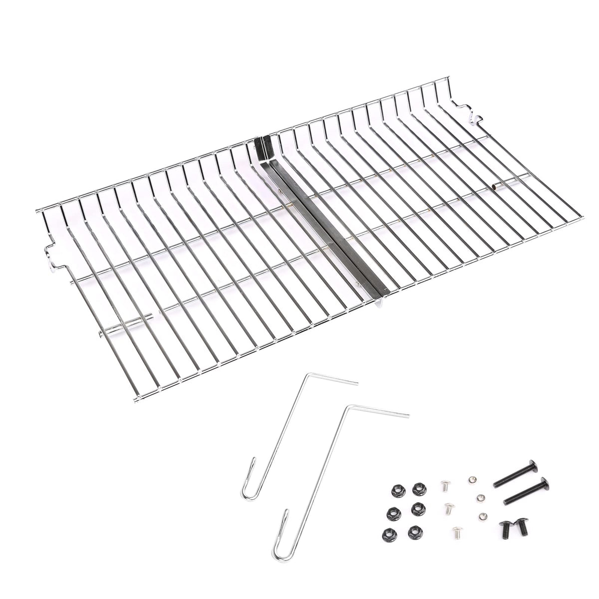 Rust resistant solid steel construction for durable grilling