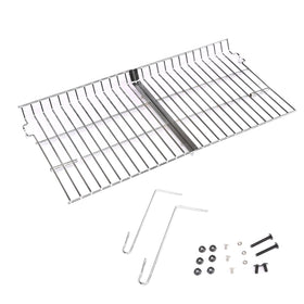 Rust resistant solid steel construction for durable grilling
